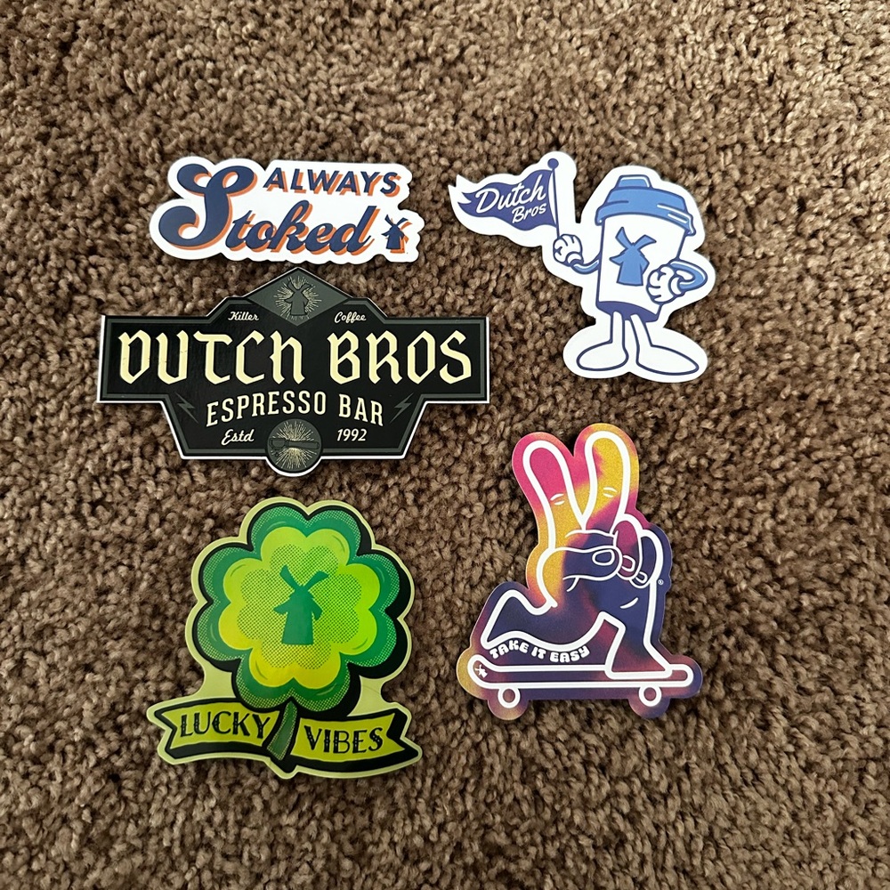 Dutch Bros Sticker Bundle for @stickervault